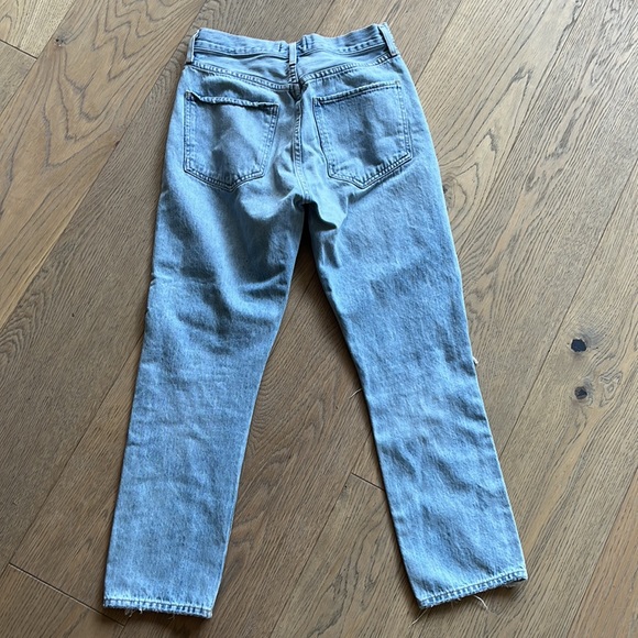 Agolde Riley High Rise Straight Crop in Shatter size 26 - Picture 10 of 10